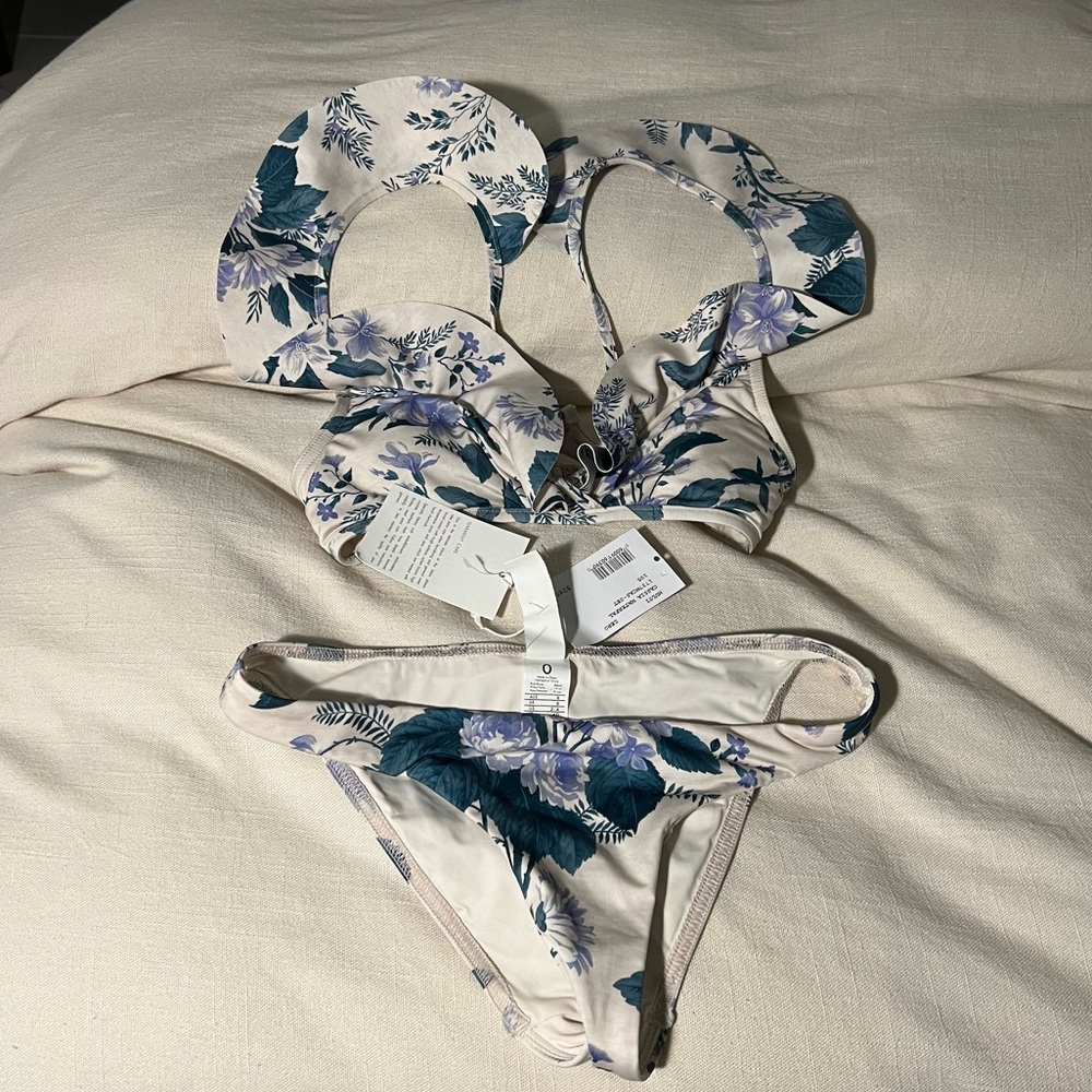 Zimmermann Cassia Waterfall Bathing Suit